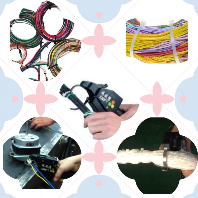 Handheld Automatic Cable Tie System Installation Nylon Zip Ties In Fast Way