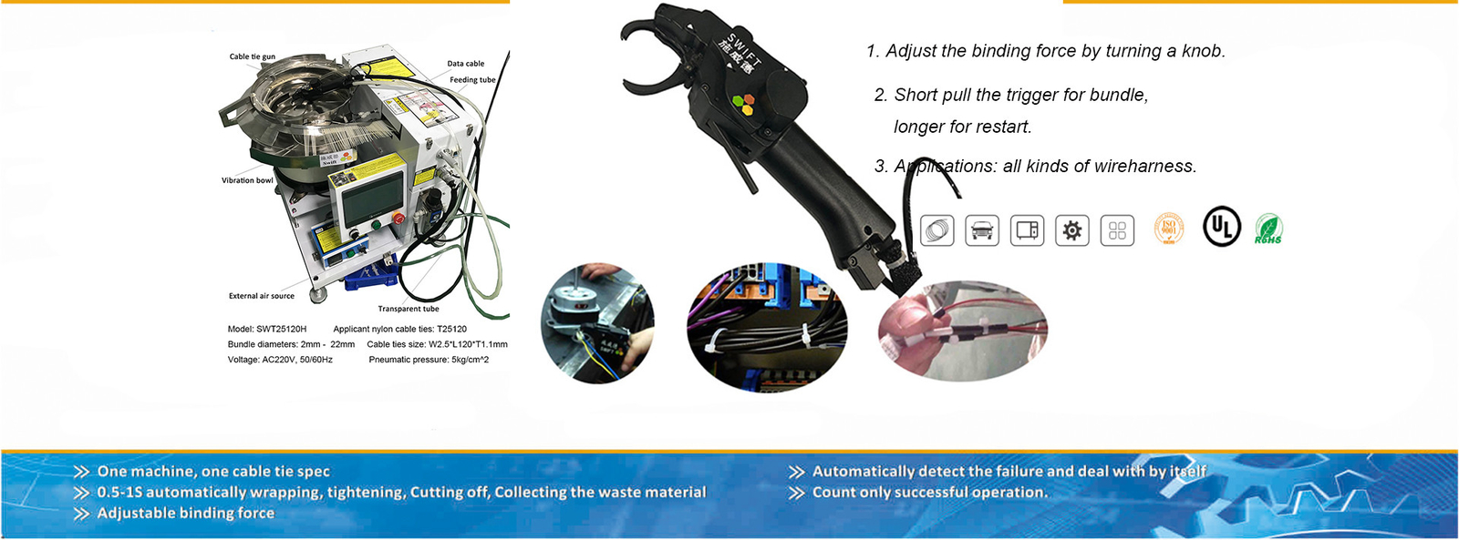 quality Automatic Cable Tie Tool factory
