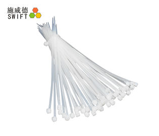 White Bulk Nylon Cable Ties 2.5 * 120mm For Hand Using Reach Certificate
