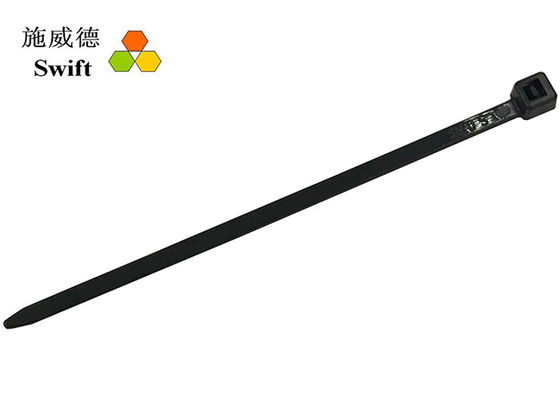 Black Tensile Strength 8kg UL94V2 80mm Bulk Cable Ties