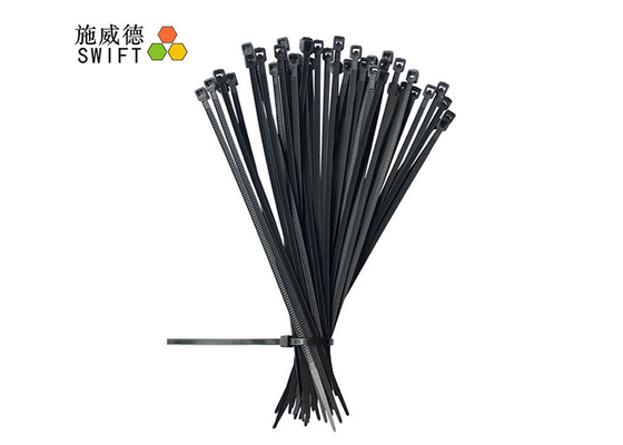 Black 1000pcs/bag UL94V2 8KG Nylon Cable Ties For T25100 T25120