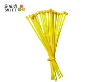 Buy Nylon PA66 Wire Cable Ties , Plastic Tie Straps For Electronics Industry online manufacture