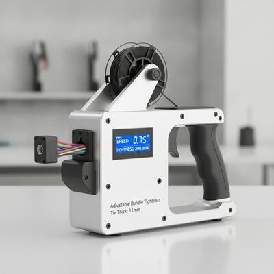 Buy Operate Speed 0.7S Automatic Cable Tie Tool Adjustable Bundle Tightness 20N 80N Tie Thick 11mm Cable Management Device online manufacture