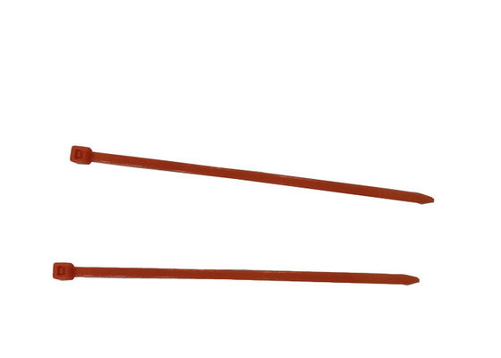 Buy Orange Snaplock Nylon Cable Ties 100mm For Wire Harness Computer Cable online manufacture