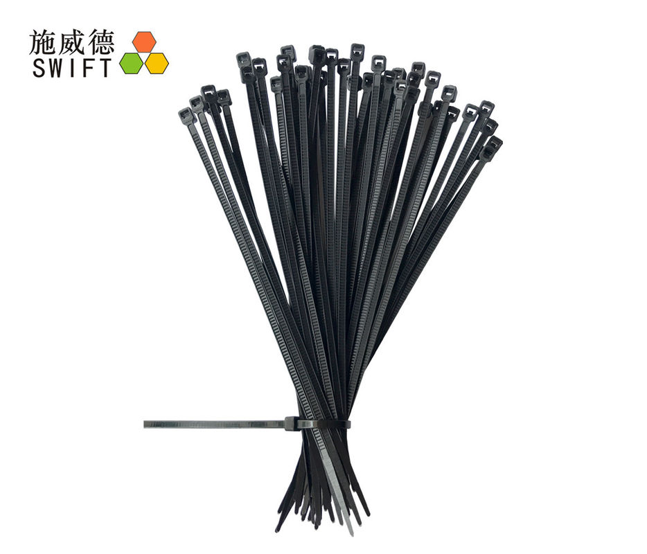 PA66 Material Bulk Cable Ties 120mm Length Plastic / Nylon Ties UV Long Lifespan