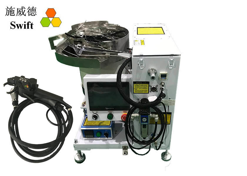 High Speed 0.8S Automatic Cable Stripping Machine For Nylon Zip Ties Bundle