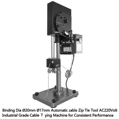 Binding Dia Ø20mm Ø17mm Automatic Zip Tie Tool AC220Volt Industrial Grade Cable Tying Machine for Consistent Performance