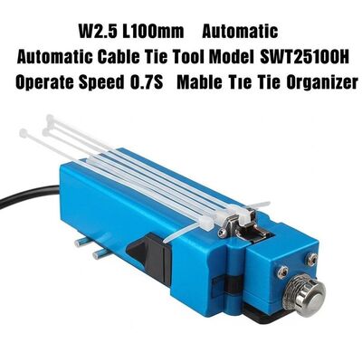 Cable Ties W2.5 L100mm Automatic Cable Tie Tool Model SWT25100H Operate Speed 0.7S Professional Fast Cable Tie Organizer