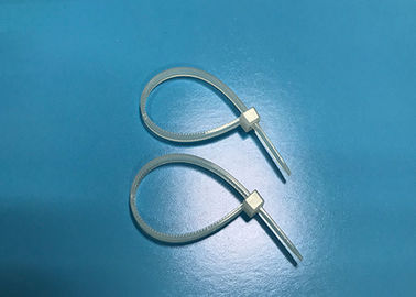 Straight Nylon Cable Ties 18 Lbs Tensile Strength For Bundling Wire Harness
